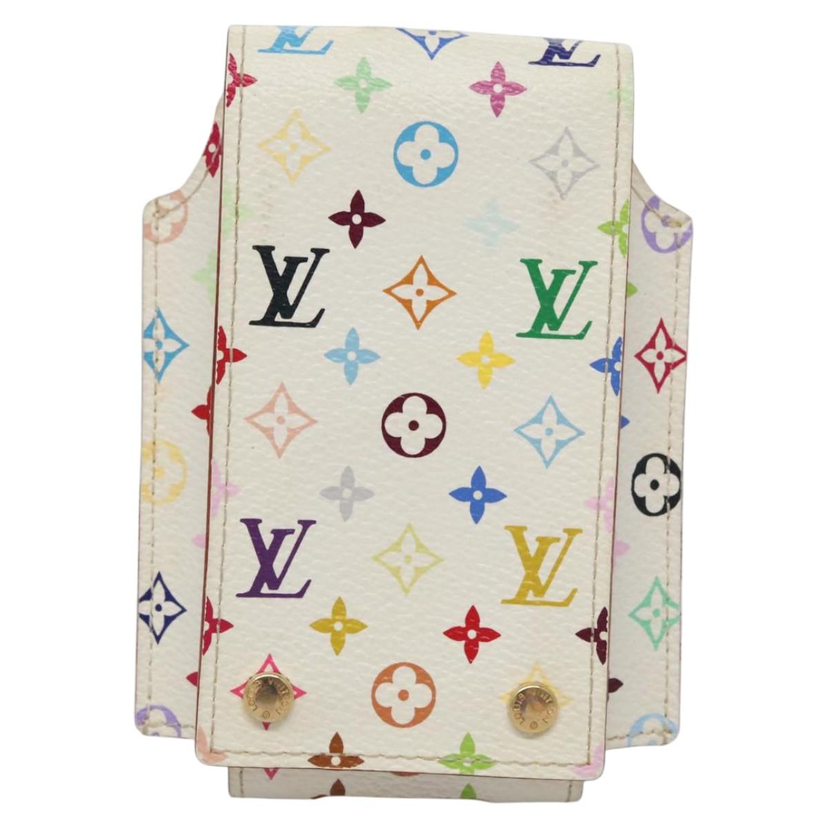 LOUIS VUITTON Monogram Multicolor iPod Nano Case White M60014 LV 115606