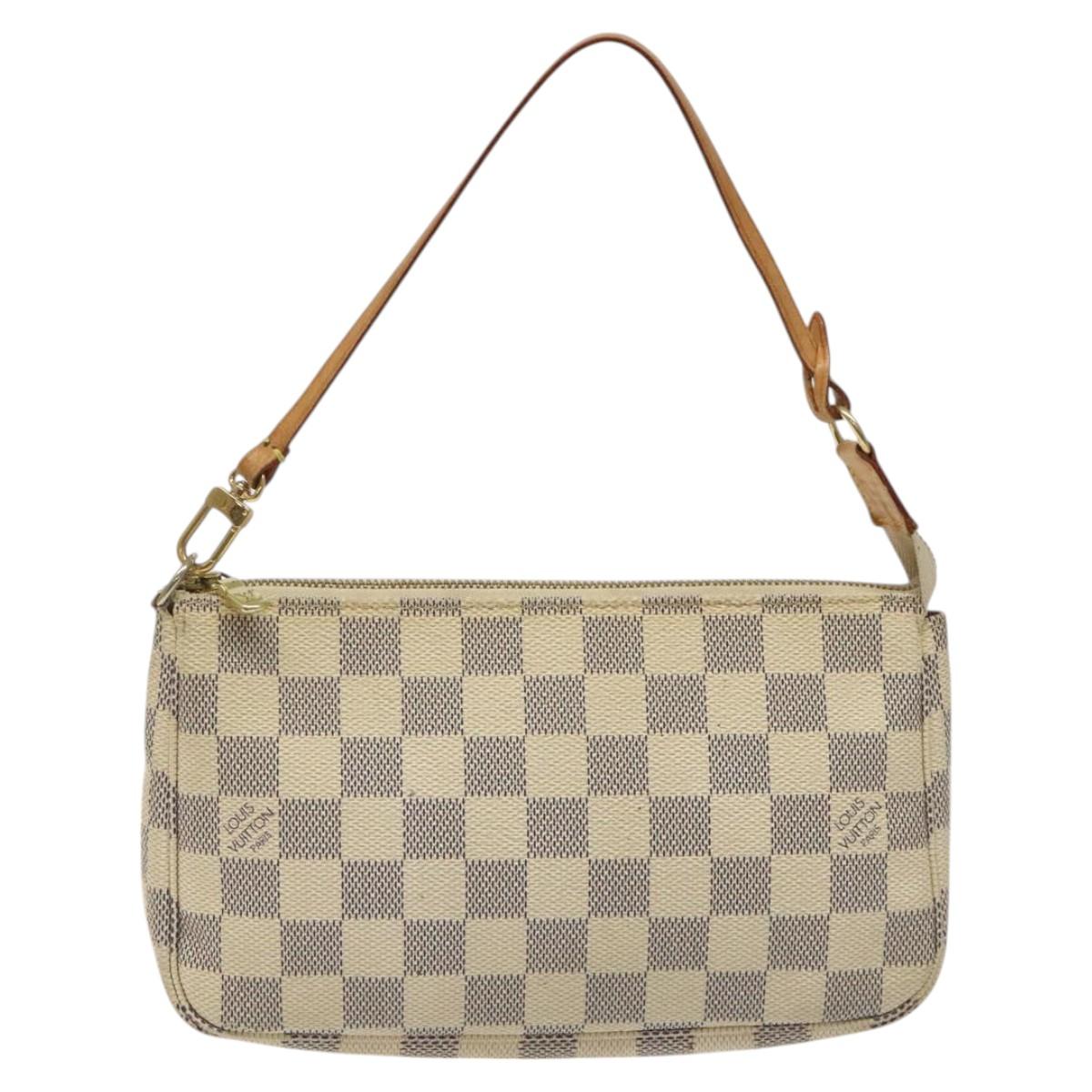 LOUIS VUITTON Damier Azur Pochette Accessoires Pouch N51986 LV 115799