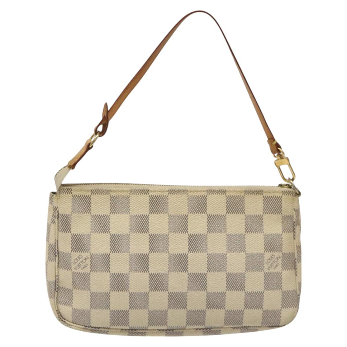 LOUIS VUITTON Damier Azur Pochette Accessoires Pouch N51986 LV 115799