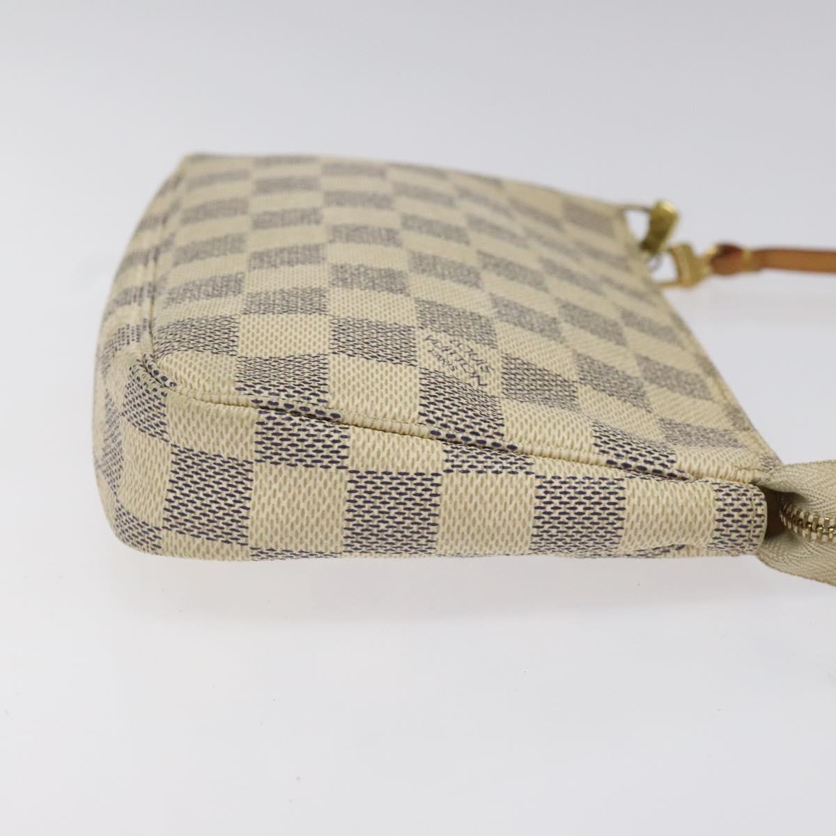 LOUIS VUITTON Damier Azur Pochette Accessoires Pouch N51986 LV 115799