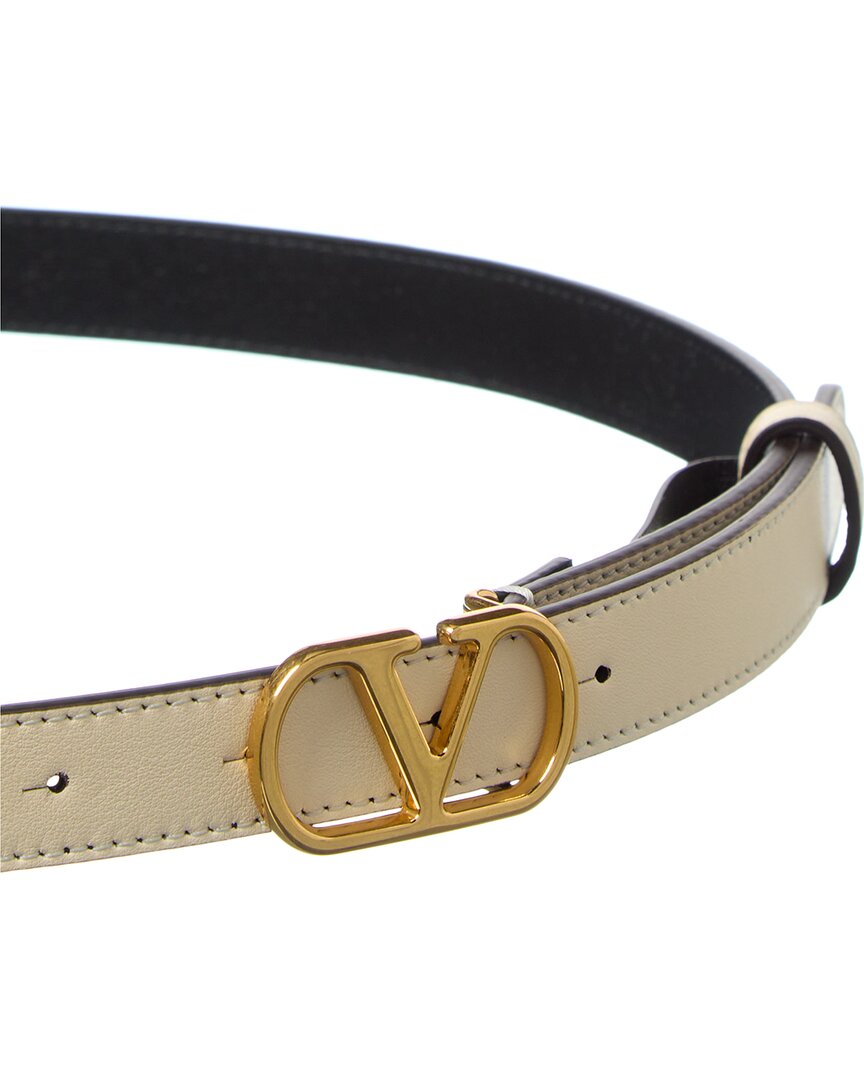 Valentino Vlogo Leather Belt