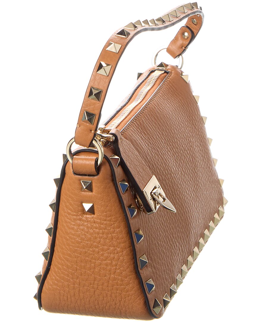 Valentino Rockstud Small Grainy Leather Crossbody