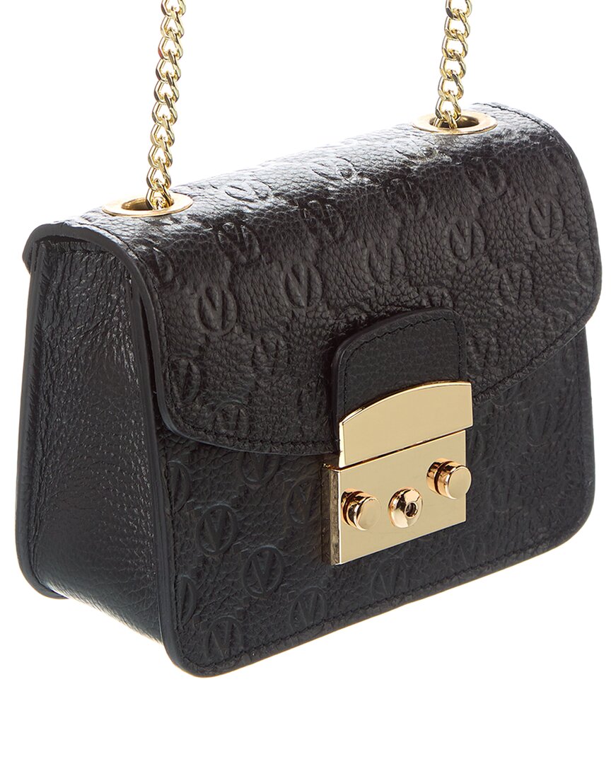Valentino By Mario Valentino Bijou Dollaro Monogram Leather Crossbody