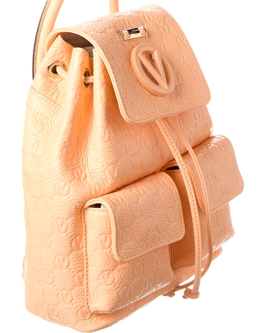 Valentino By Mario Valentino Abraham Dollaro Monogram Leather Backpack