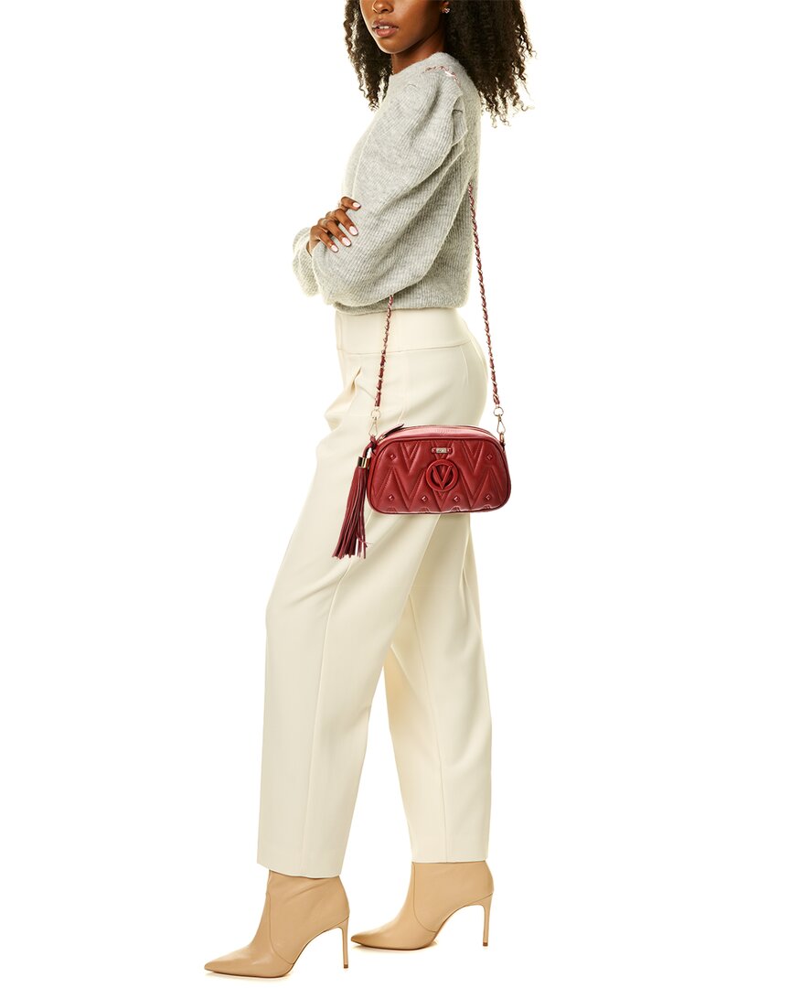 Valentino By Mario Valentino Bella Diamond Leather Crossbody