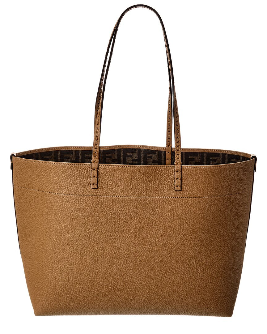Fendi Roll Medium Leather Tote