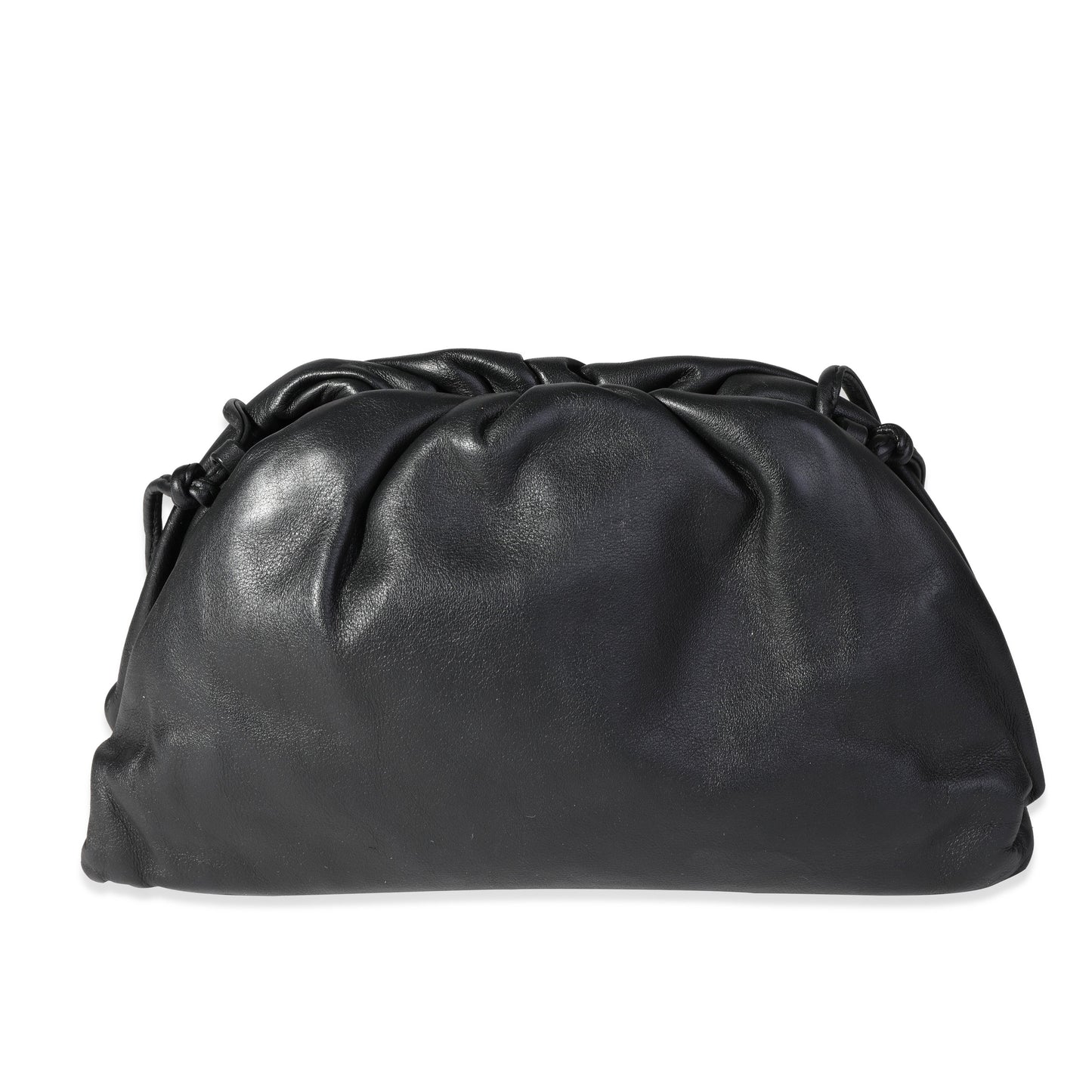 BOTTEGA VENETA Black Calfskin Mini Pouch Bag
