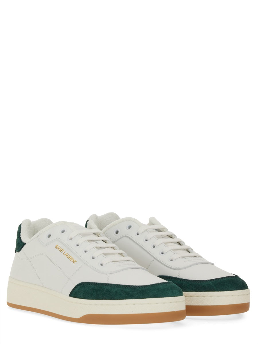 Saint Laurent Men Smooth Leather "Sl/61" Sneaker