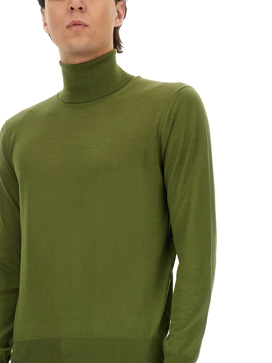 Saint Laurent Men Cashmere, Wool And Silk Turtleneck