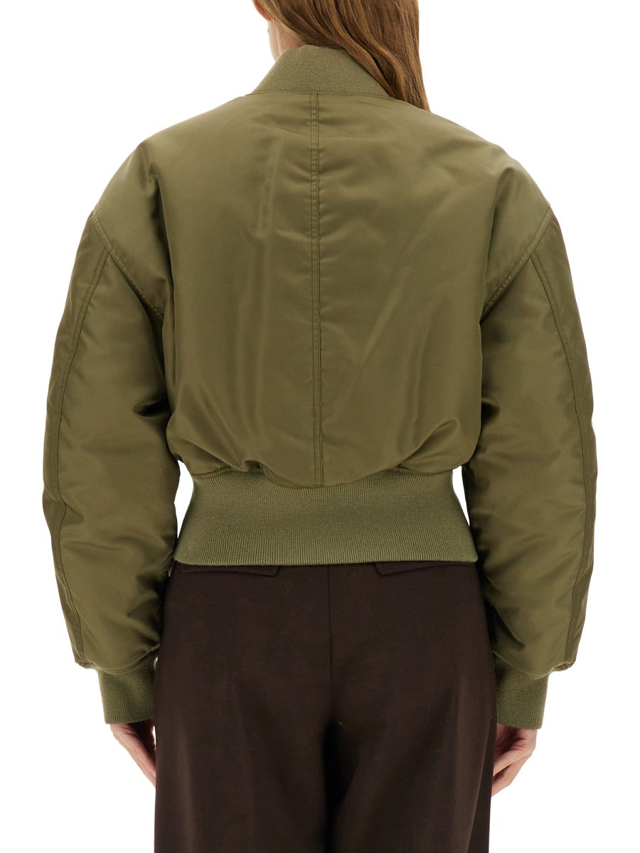 Saint Laurent Women Nylon Bomber Jacket