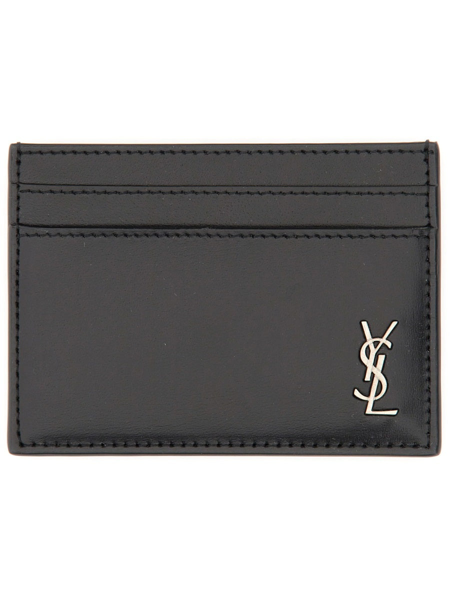 Saint Laurent Men "Tiny Cassandras" Card Holder