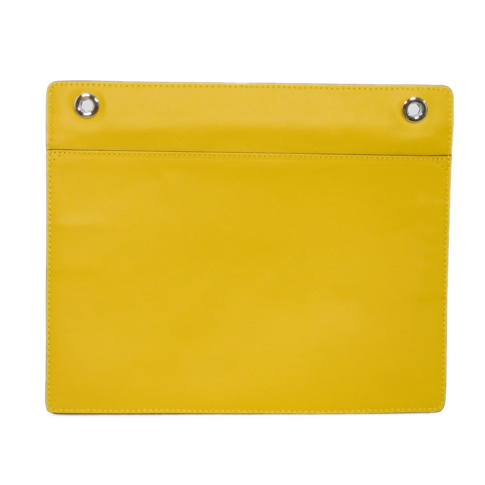 Fendi Exotic Lizard Leather Clutch 7AR985