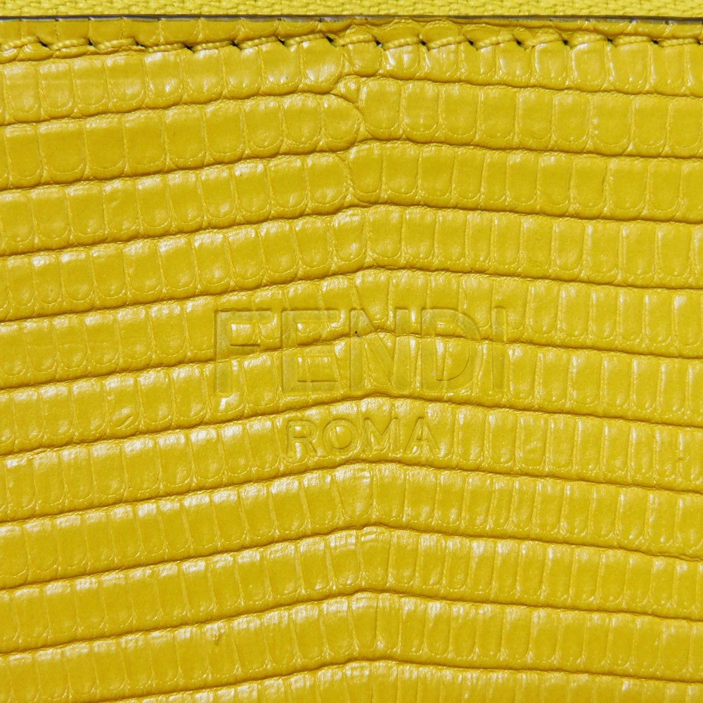 Fendi Exotic Lizard Leather Clutch 7AR985