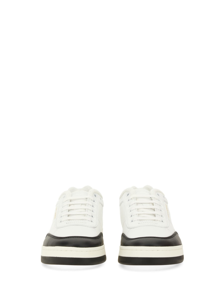 Saint Laurent Men Smooth Leather "Sl/61" Sneaker
