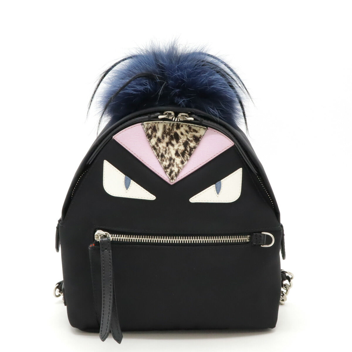 Fendi Monster Mini Backpack Nylon Leather