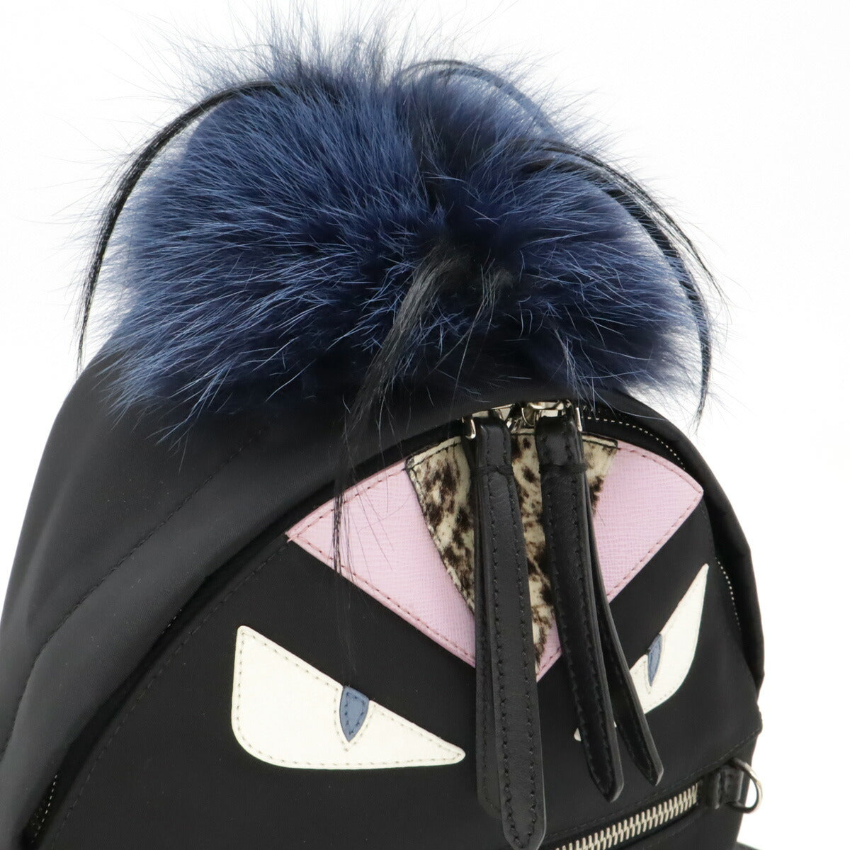Fendi Monster Mini Backpack Nylon Leather