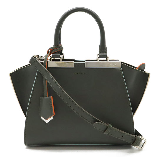 Fendi Leather Petit 2WAY Handbag 8BH333
