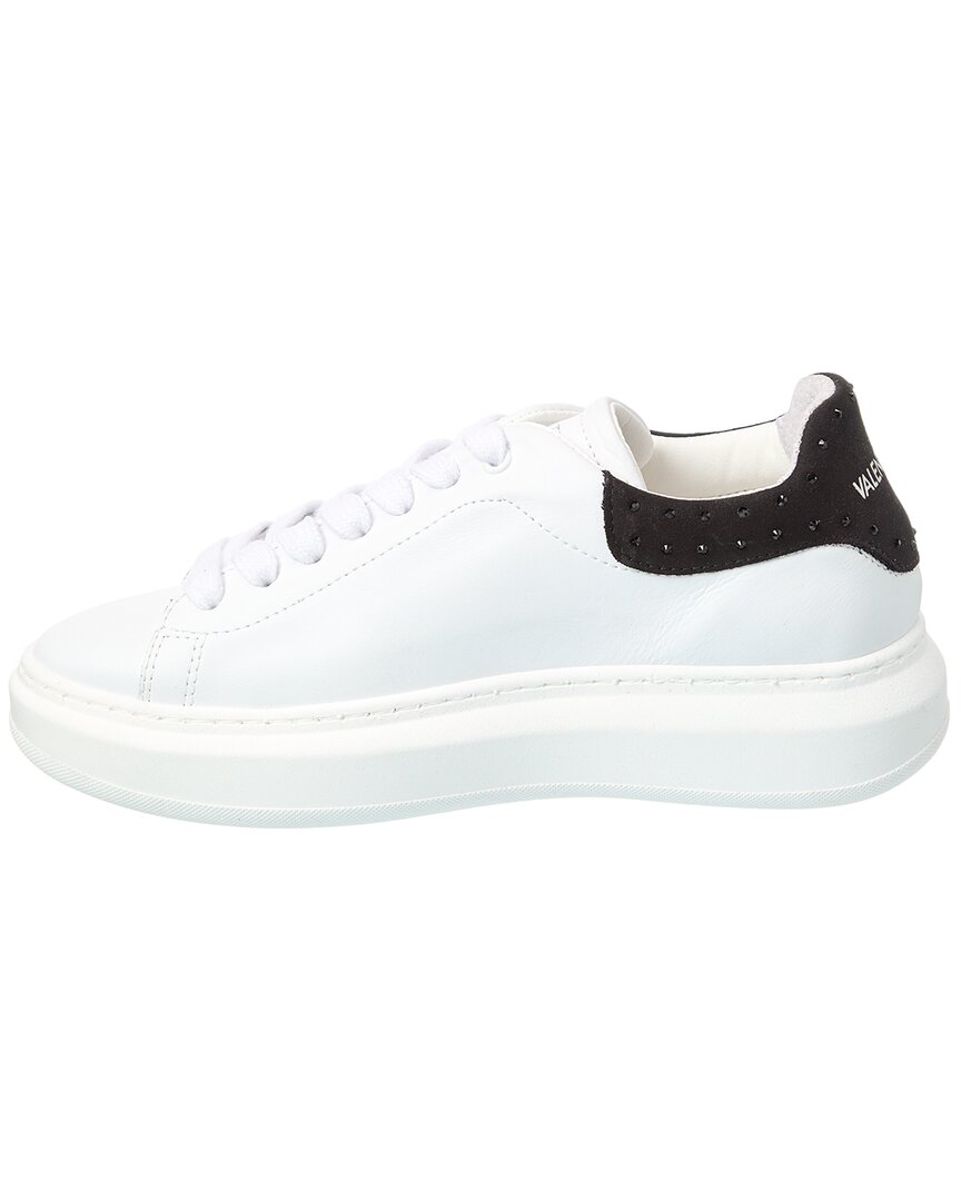 Valentino By Mario Valentino Fresia Stone Leather Sneaker