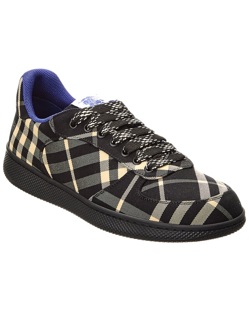 Burberry Terrace Check Canvas Sneaker Black