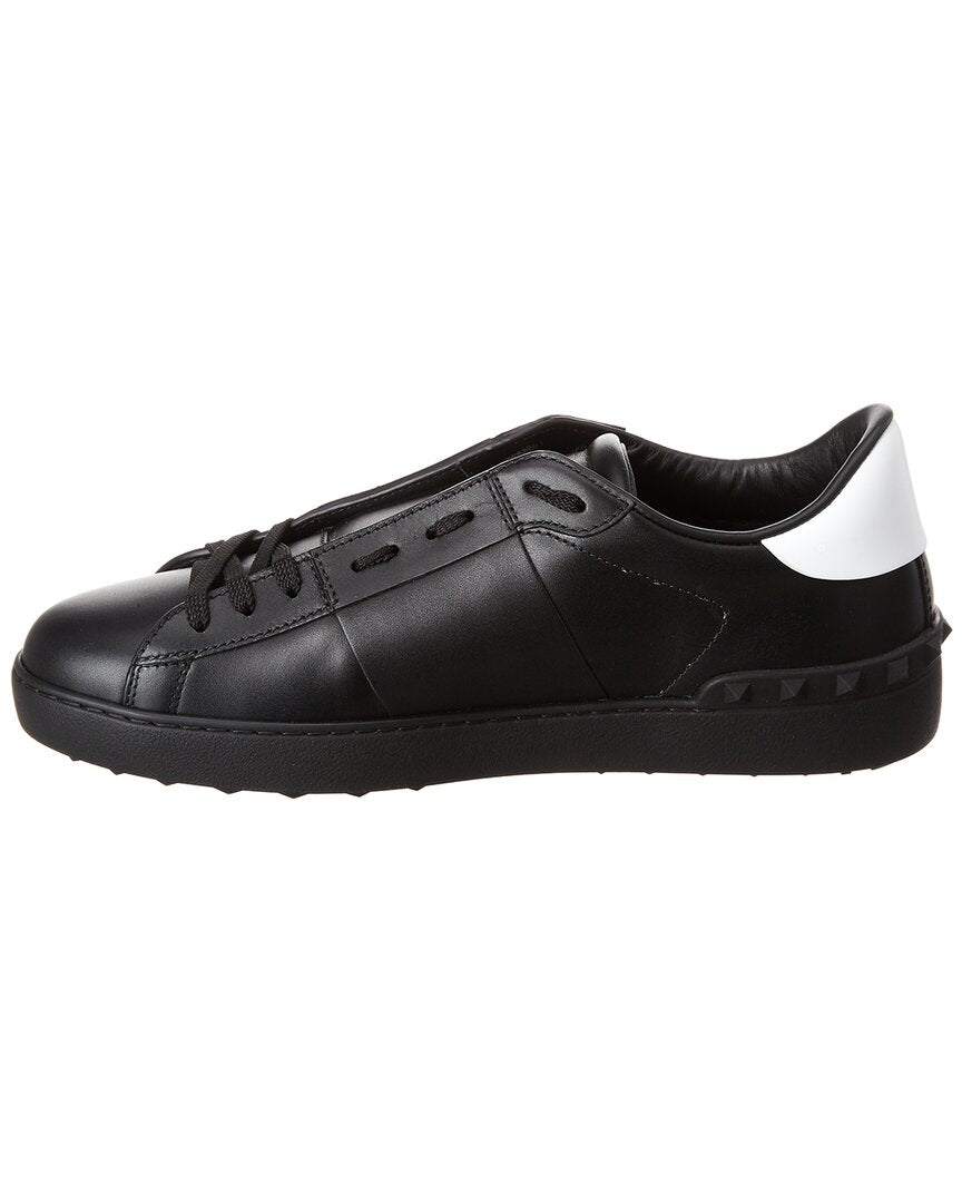 Valentino Vltn Leather Open Sneaker