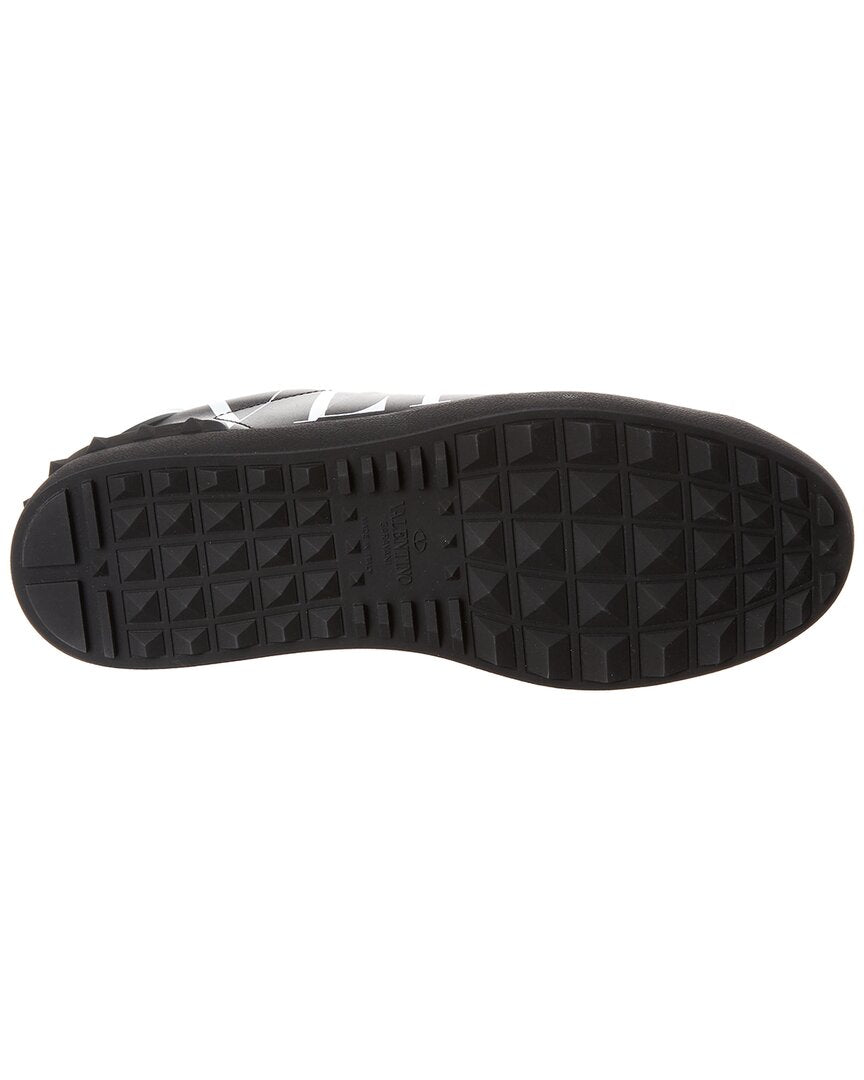 Valentino Vltn Leather Open Sneaker