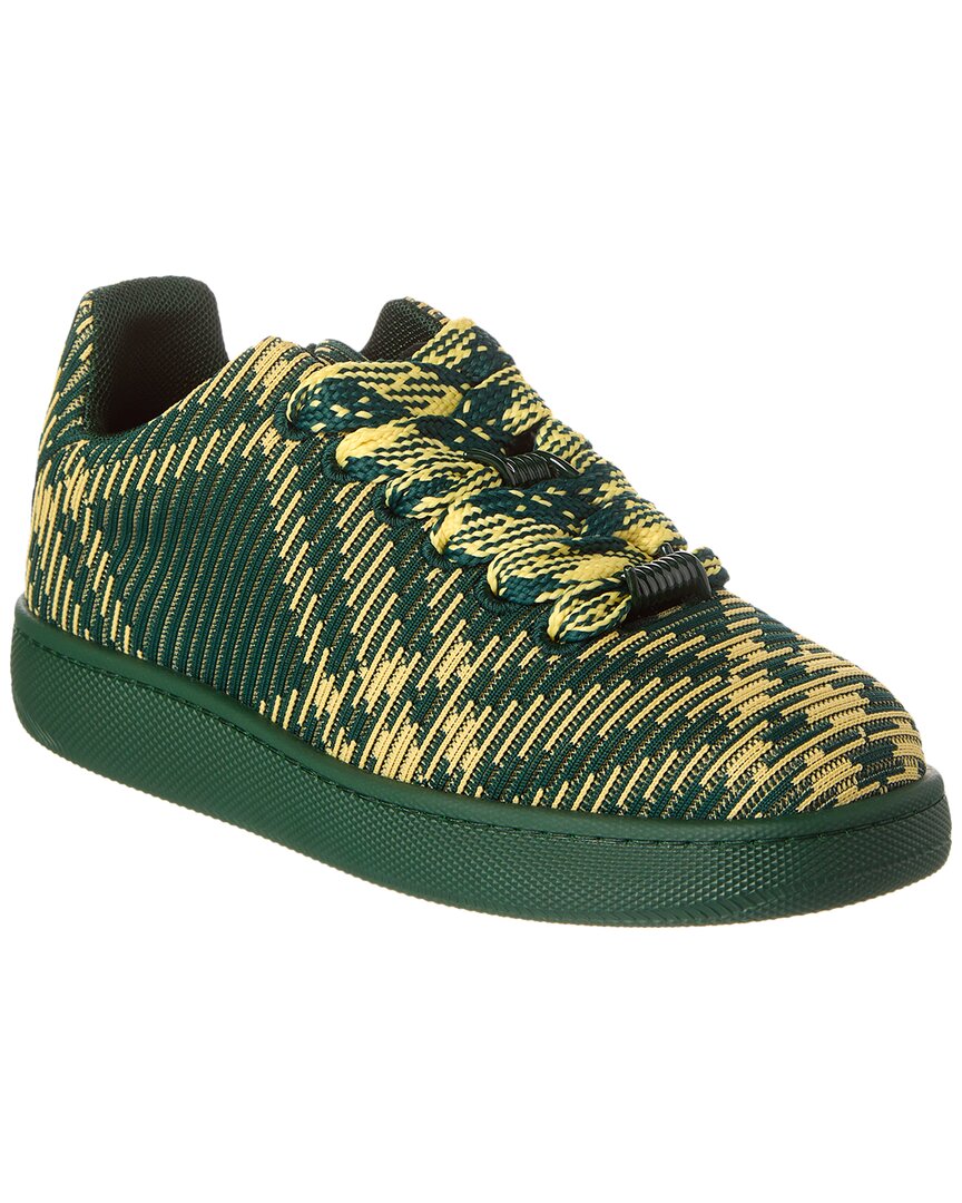 Burberry Check Knit Box Sneaker Green