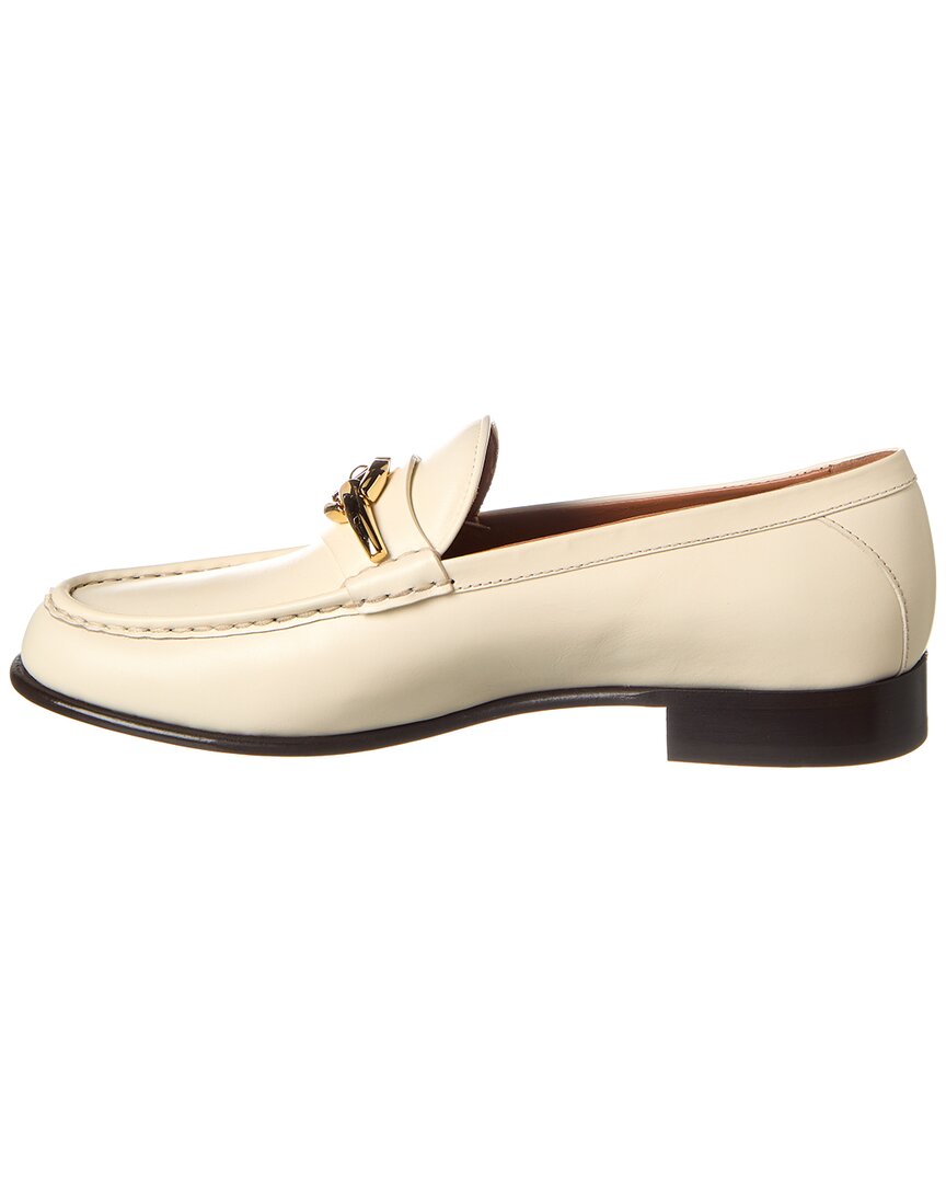 Valentino Vlogo Leather Loafer
