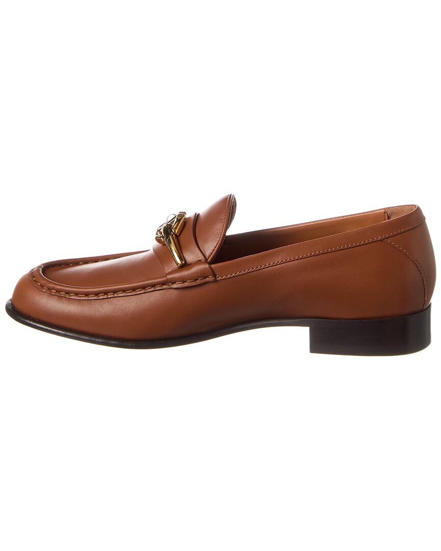 Valentino Vlogo Leather Loafer