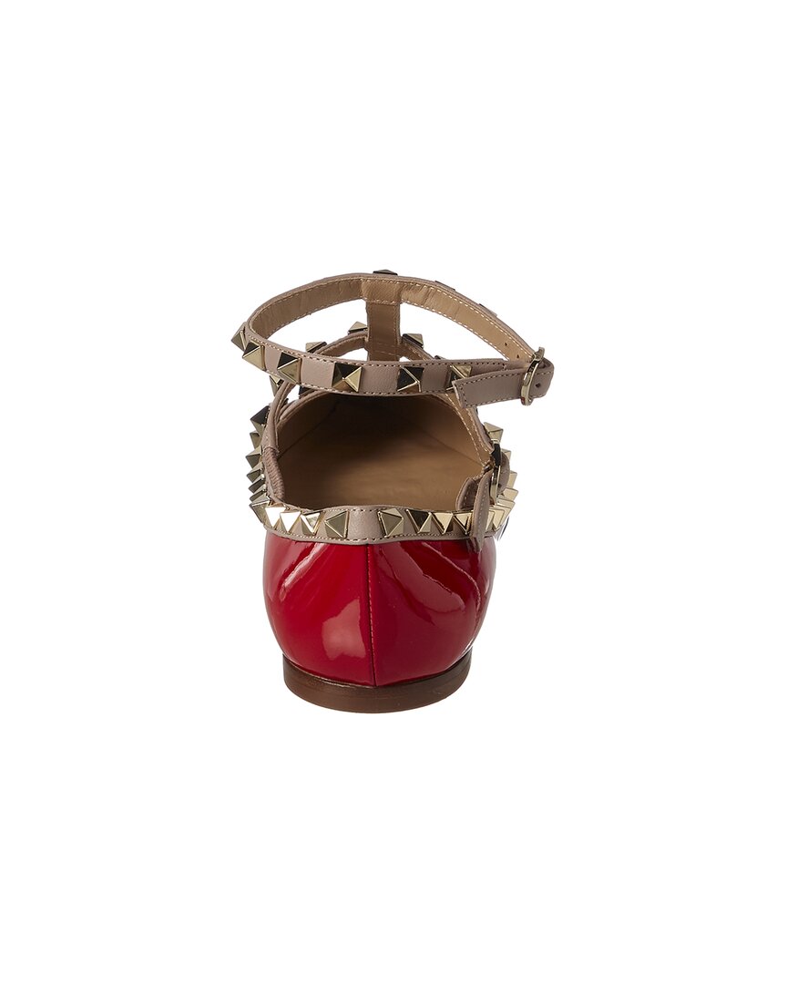 Valentino Rockstud Caged Leather Flat