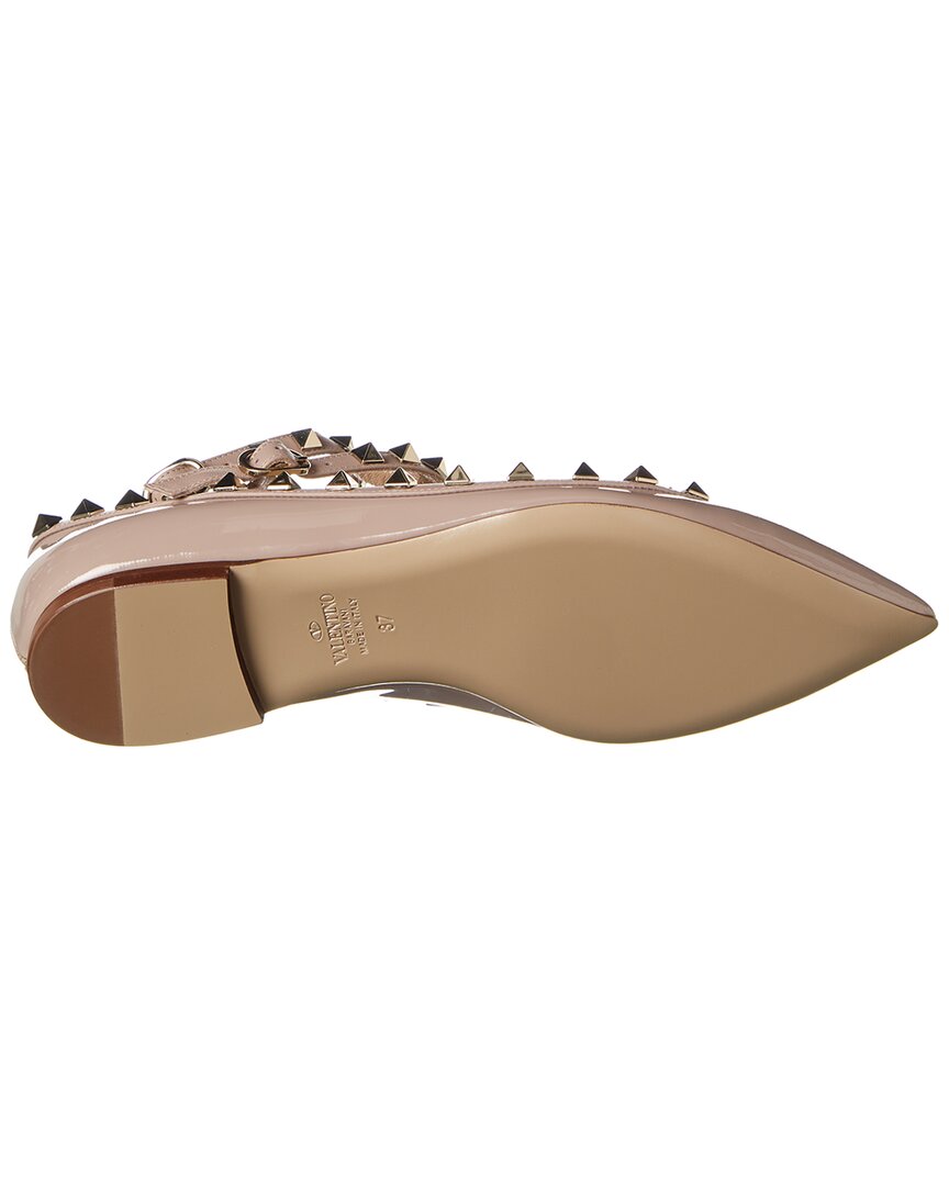 Valentino Rockstud Caged Patent Flat