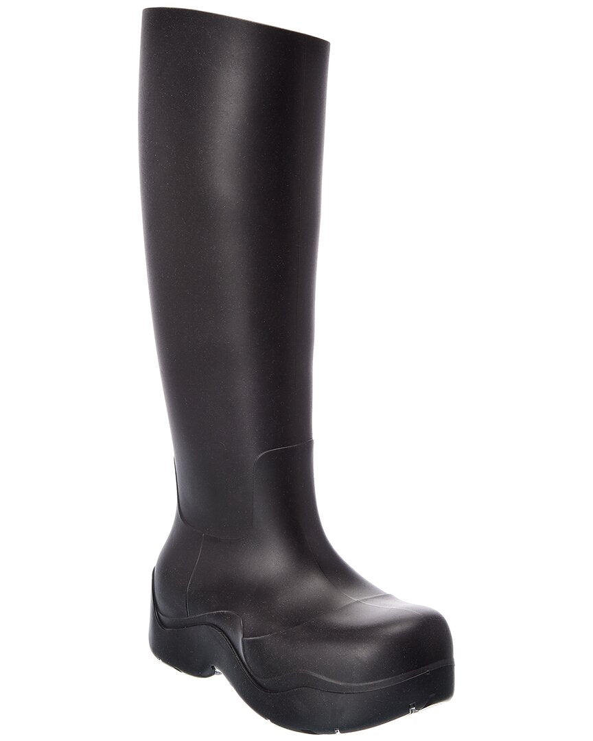 Bottega Veneta The Puddle High Rubber Boot Black