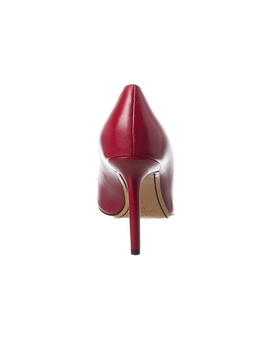 Valentino Capretto 100 Bicolor Leather Loafer Pump