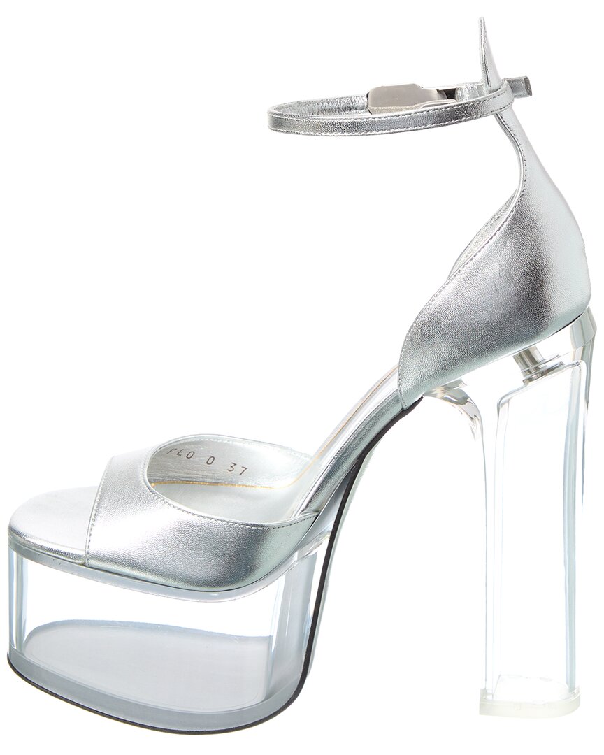 Valentino Vlogo 155 Leather Platform Sandal