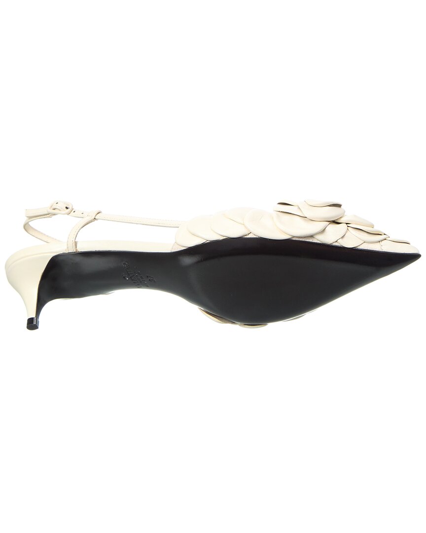 Valentino Atelier 03 Rose Edition 40 Leather Slingback Pump