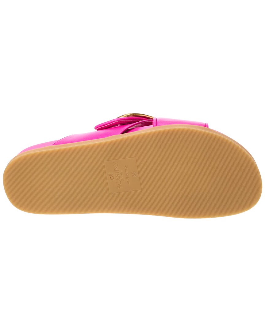 Valentino Vlogo Signature Leather Sandal