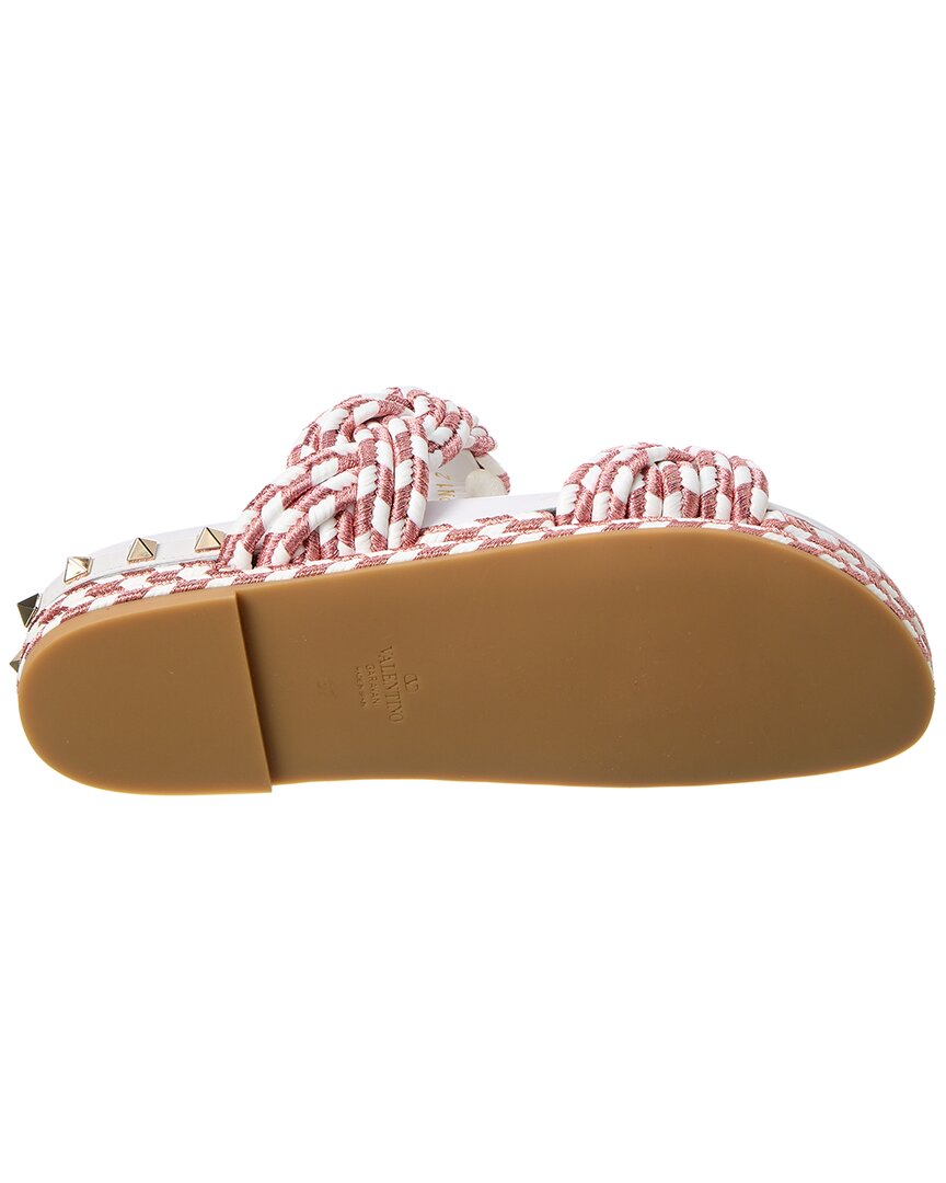 Valentino Rope & Leather Sandal