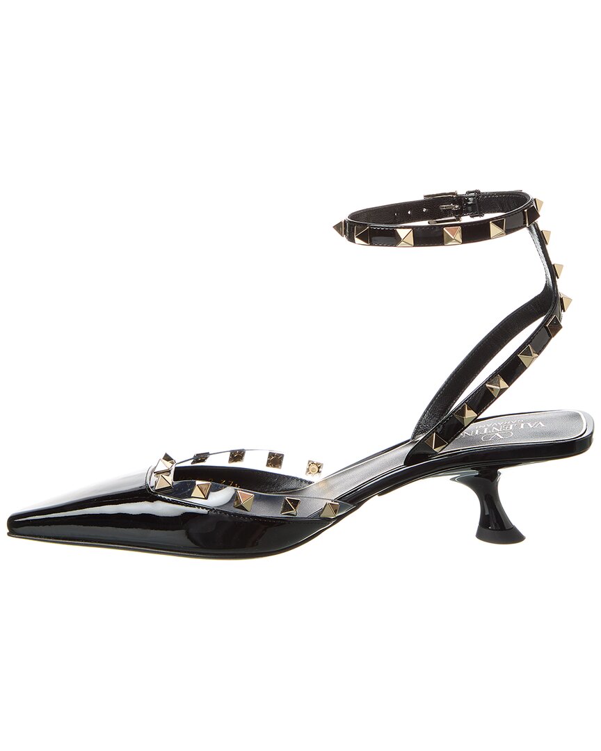 Valentino Rockstud 50 Patent & Vinyl Pump