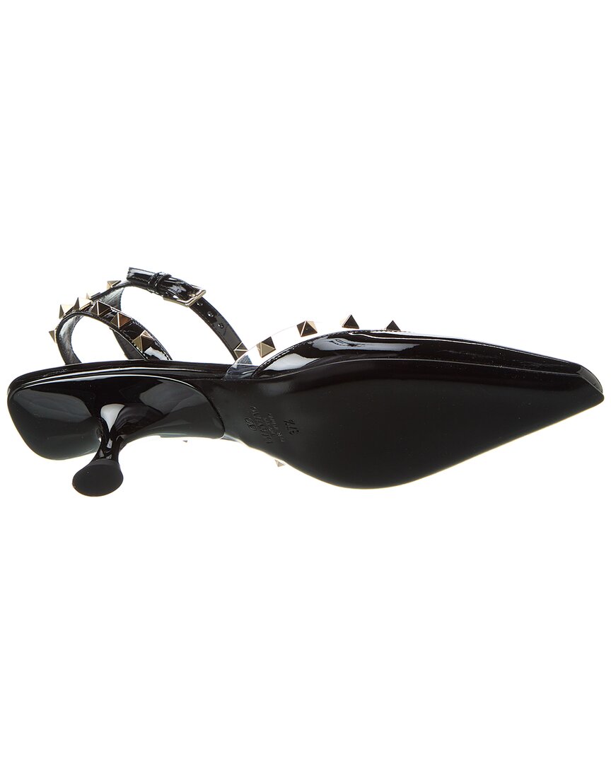 Valentino Rockstud 50 Patent & Vinyl Pump