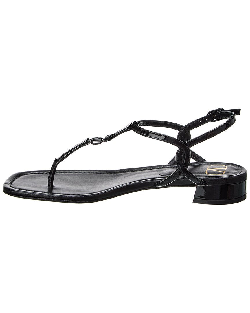 Valentino Vlogo Patent Sandal
