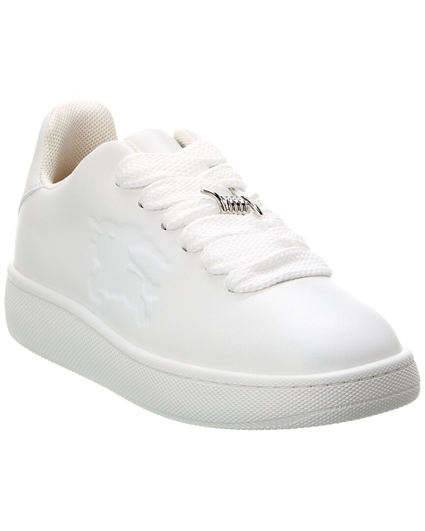 Burberry Box Leather Sneaker White