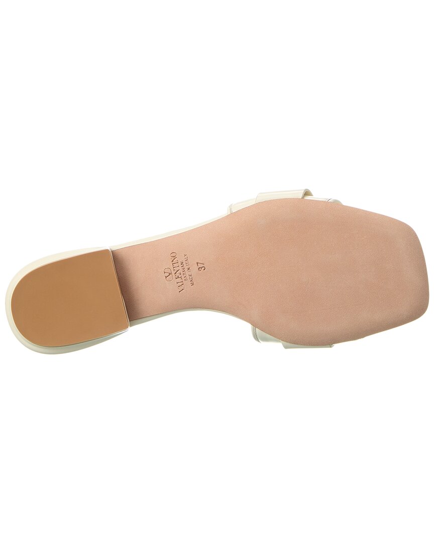 Valentino Vlogo Leather Sandal