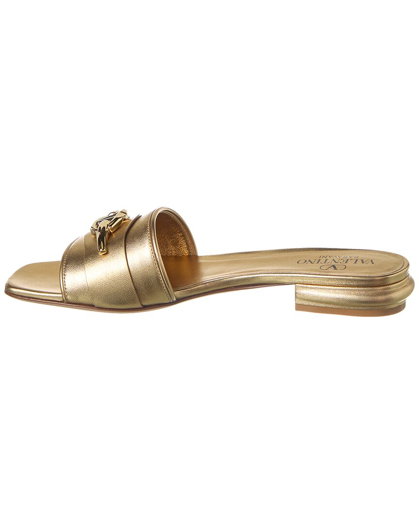 Valentino Vlogo Leather Sandal