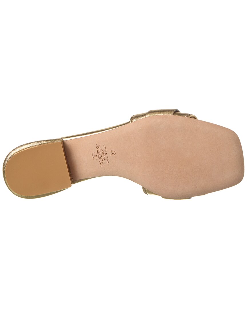 Valentino Vlogo Leather Sandal