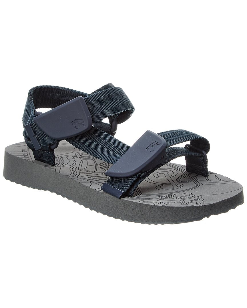Burberry Trek Touch Strap Sandal Blue