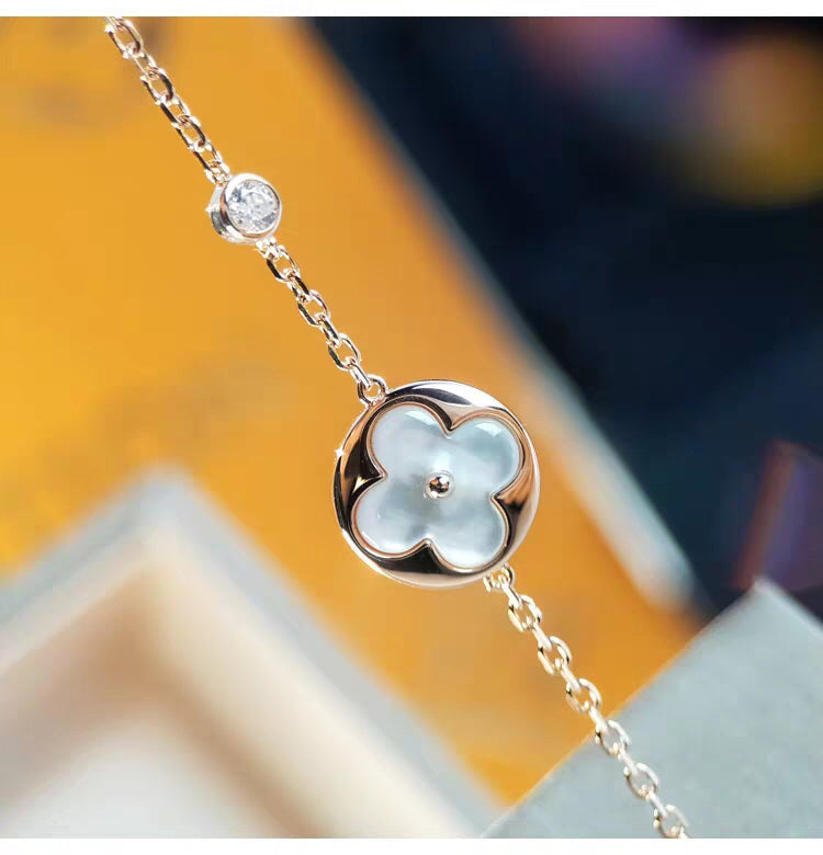 Louis Vuitton SUN MOP PINK GOLD 1 DIAMOND NECKLACE