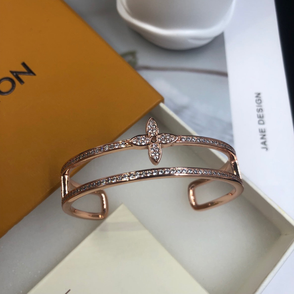 Louis Vuitton BLOSSOM TWO-ROW BRACELET DIAMOND