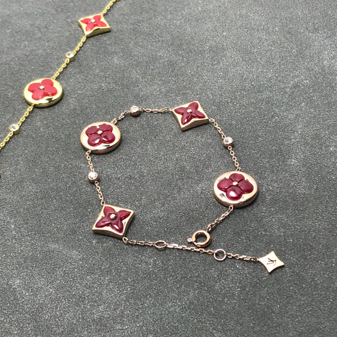 Louis Vuitton STAR AND SUN CARNELIAN 4 MOTIFS 3 DIAMONDS