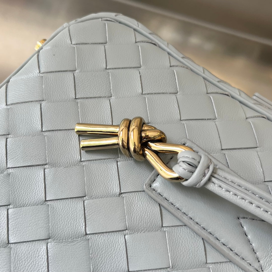 Bottega Veneta BV GETAWAY SMALL 23CM GREY LAMBSKIN