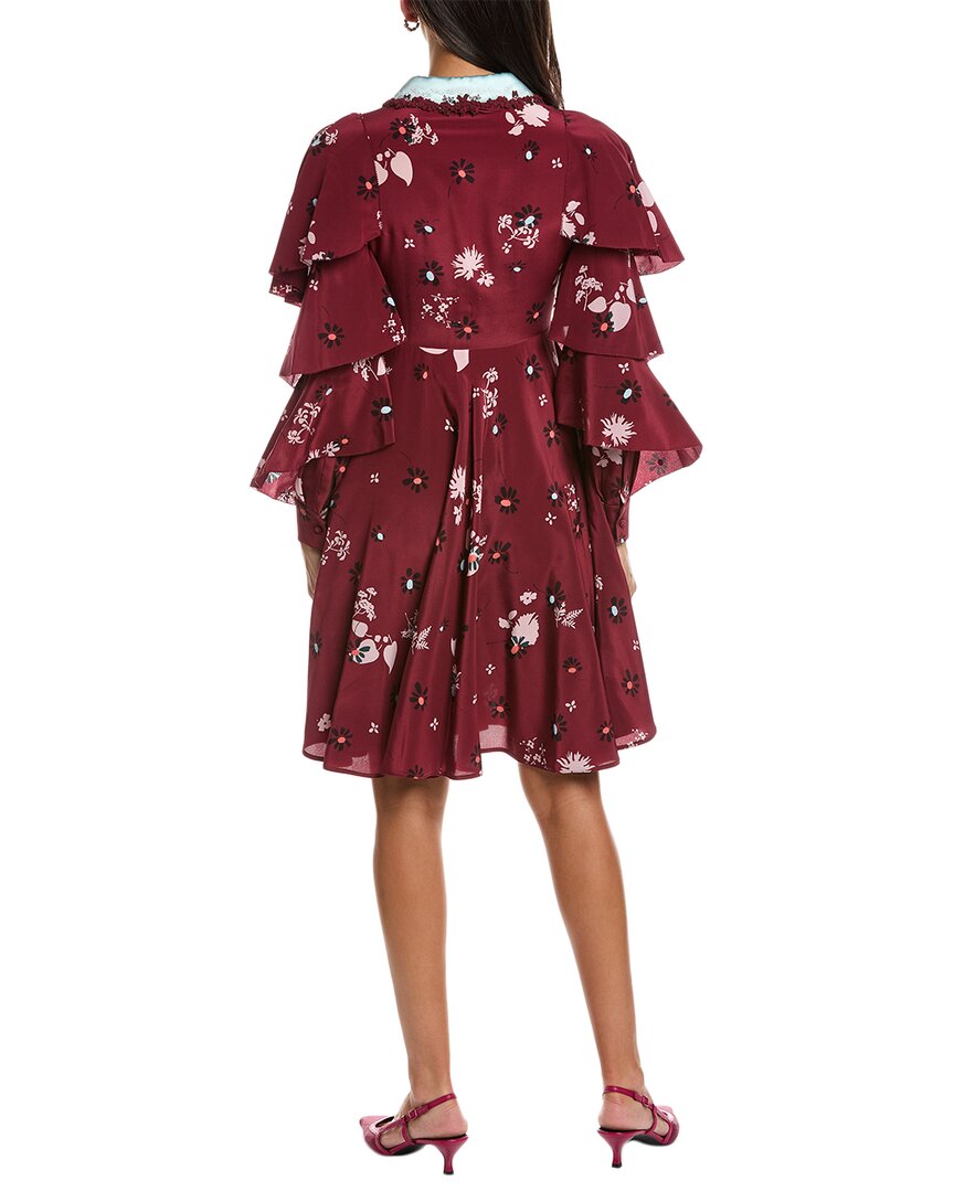 Valentino Floral Silk Mini Dress