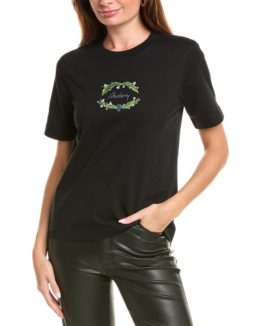 Burberry Thistle Logo T-Shirt Black